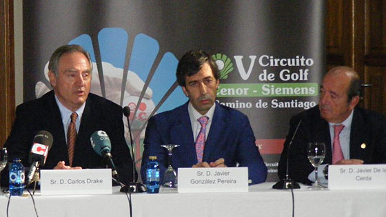 Carlos Drake, Javier González Pereira y Javier de la Cerda.