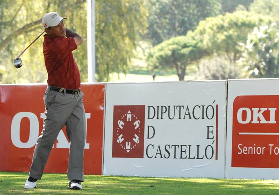 Boonchu Ruangkit, durante la vuelta de prácticas al club del Mediterráneo de Borriol.
