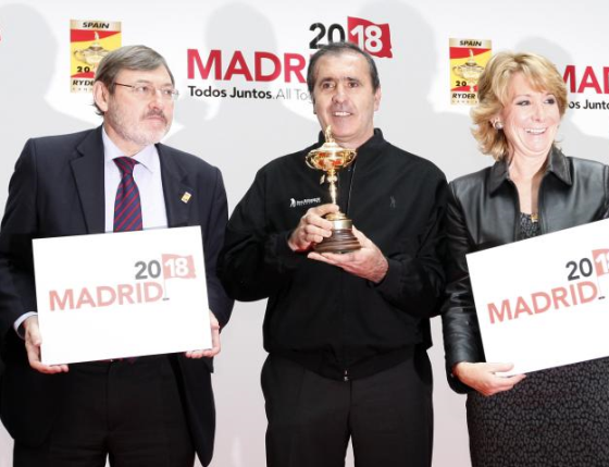 Seve Ballesteros es el embajador de la candidatura de España para la Ryder.