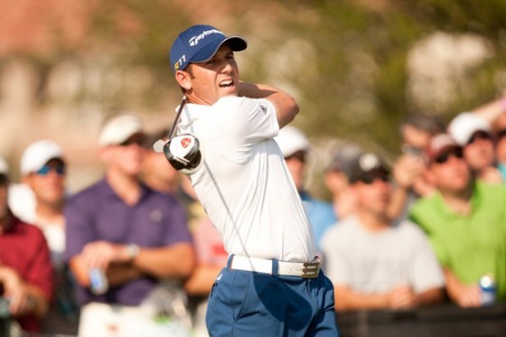 Sergio García, ayer durante la segunda vuelta en el Byron Nelson.