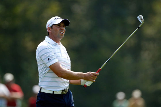 Sergio García ha brillado especialmente con los hierros hoy en el TPC de Boston.