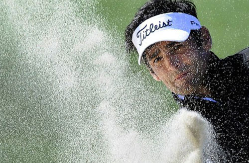 Lee Slattery lidera el Madrid Masters a falta de cuatro hoyos.