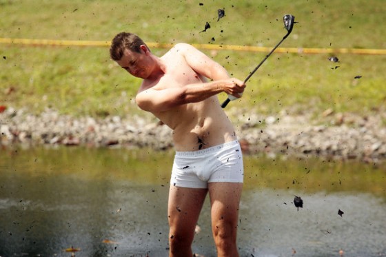 La imagen de Henrik Stenson dio la vuelta al mundo.