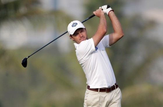 Richard Sterne, en el Dubai Desert Classic, una de sus últimas apariciones en 2011.