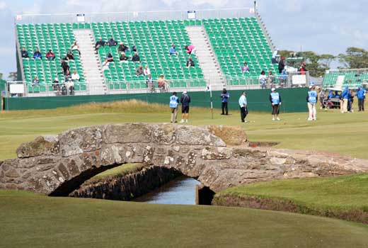 El puente de Swilcon ofrece una bienvenida perfecta a St. Andrews.