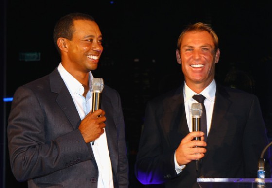 Tiger Woods, durante la presentación del Club'23 en Melbourne esta semana.