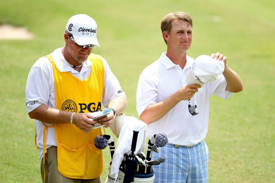 David Toms fue la referencia del equipo del líder del PGA de Ten-Golf en la jornada de ayer.