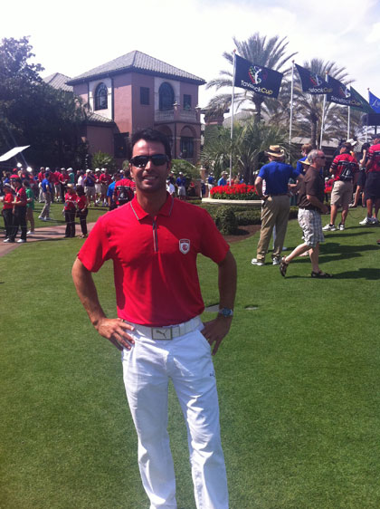 Txema Sánchez, en Lake Nona.
