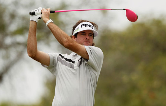 Bubba Watson fue uno de los dos héroes que ayer fue capaz de hacerle birdie al hoyo 18.