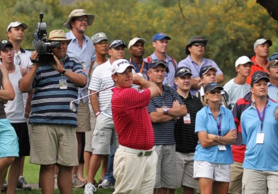 Lee Westwood, en el Nedbank Challenge de Sudáfrica, donde esta semana defiende el Número 1.