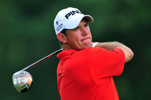 Lee Westwood, durante la tercera jornada del PGA Championship.