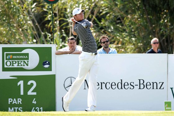 Chris Wood lidera el Iberdrola Open de Mallorca después de la segunda jornada. Luis Corralo.