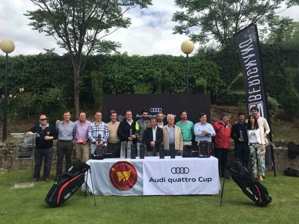 Todos los ganadores de la Audi Quattro Cup en Norba Club de Golf.
