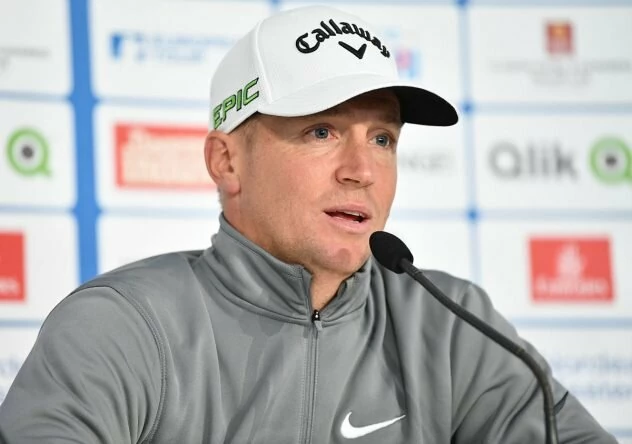 Alex Noren of Sweden talks with the media during a press conference prior to the start of the Nordea Masters at Barseback Golf & Country Club. © Getty Images | Stuart Franklin