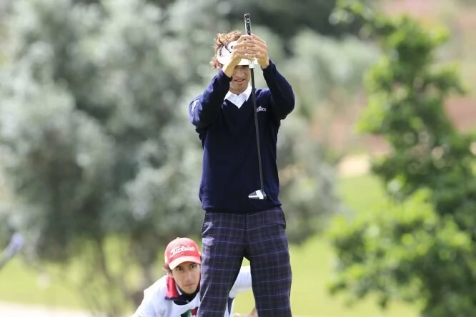 Pedro Oriol, hoy en el Portugal Open. © Golffile | Eoin Clarke
