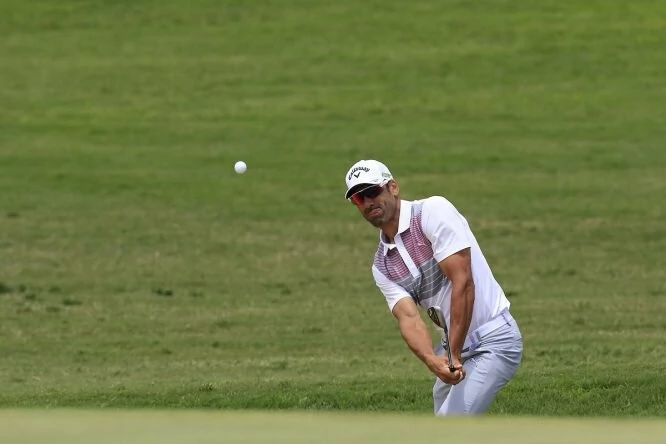 Álvaro Quirós, hoy en el Open de Portugal. © Golffile | Eoin Clarke