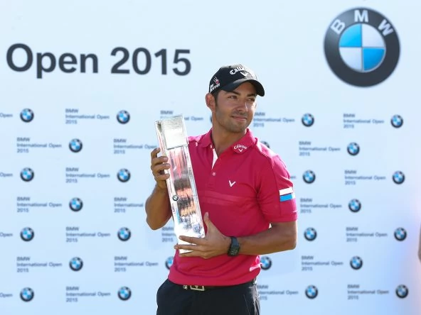 Pablo Larrazábal, ganador del BMW International Open 2015. © Golffile | David Lloyd
