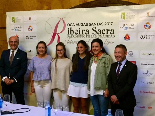 Presentación del V Ribeira Sacra Patrimonio de la Humanidad International Ladies Open.