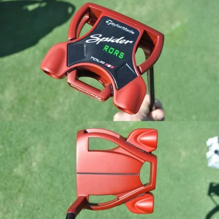 El putter TaylorMade Spider Tour Red personalizado para Rory McIlroy. © Twitter PGA Tour