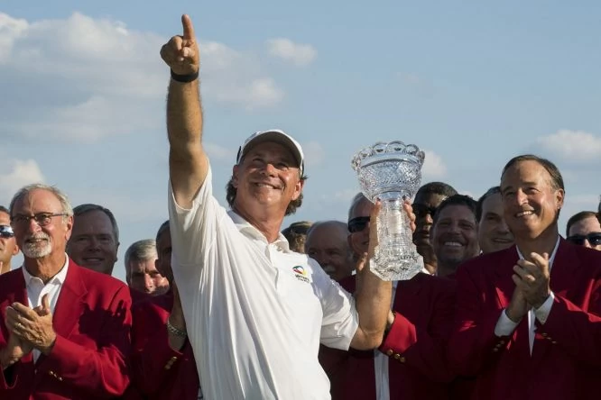Scott McCarron, ganador del Senior Players. © Twitter PGA Tour Champions
