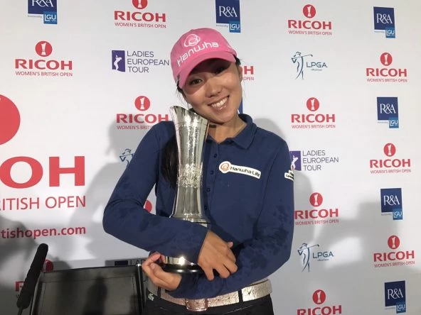 In Kyung Kim, ganadora del Ricoh Women's British Open. © Twitter LPGA