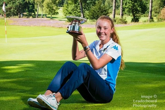 Charlotte Cattaneo, ganadora en Blackmoor Golf Club. © England Golf