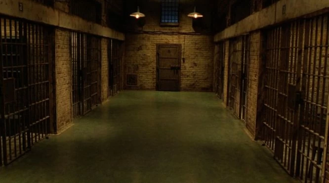 Escenario del corredor de la muerte de la película 'La milla verde'.