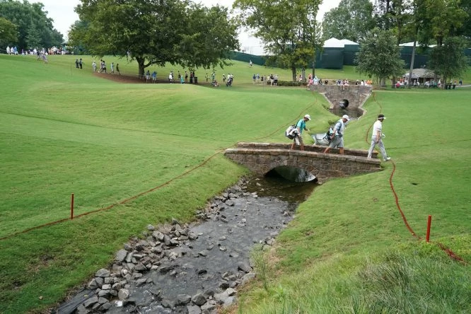 El agua sigue siendo la protagonista en la previsión del PGA a partir del viernes. © Golffile | Eoin Clarke
