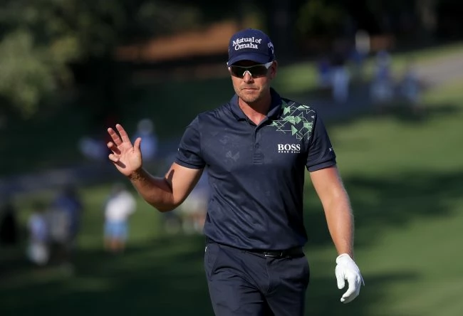 Henrik Stenson walks to the 18th green during the final round of the Wyndham Championship at Sedgefield Country Club on August 20, 2017 in Greensboro, North Carolina. (Photo by Streeter Lecka/Getty Images)
