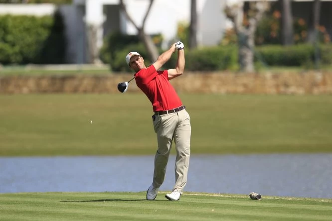 Adria Arnaus, el mejor español en Lumine Golf. © Golffile | Fran Caffrey