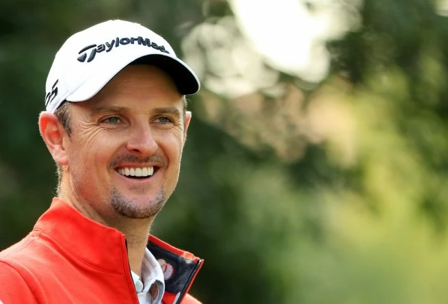 Justin Rose of England looks on from the first tee during the second round of the WGC - HSBC Champions at Sheshan International Golf Club on October 27, 2017 in Shanghai, China. (Photo by Andrew Redington/Getty Images)