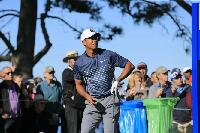 Tiger Woods, ayer en la segunda ronda del Farmers Insurance Open. © Eoin Clarke | Golffile
