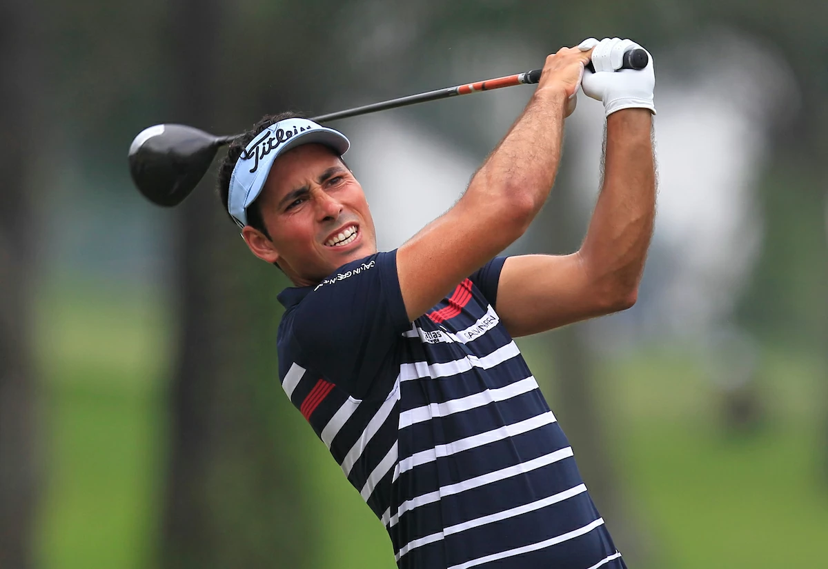 Carlos Pigem en la segunda ronda en Saujana Golf. © Golffile | Thos Caffrey