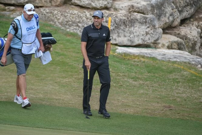 Sergio García durante la segunda jornada del WGC Dell Match Play. © Golffile | Ken Murray