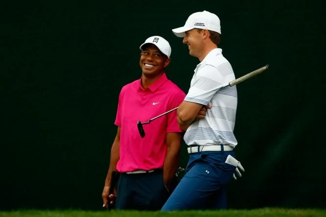 Tiger Woods y Jordan Spieth © PGA Tour