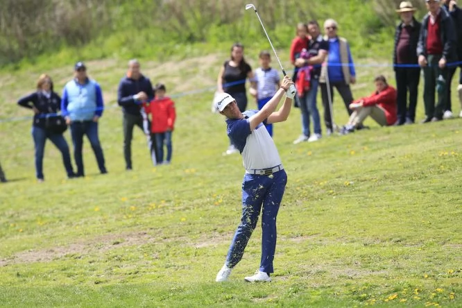 Nacho Elvira en la tercera jornada del Open de España. © Golffile | Thos Caffrey