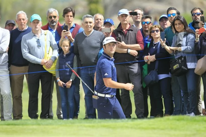 Jon Rahm, durante la tercera ronda del Open de España. © Golffile | Thos Caffrey