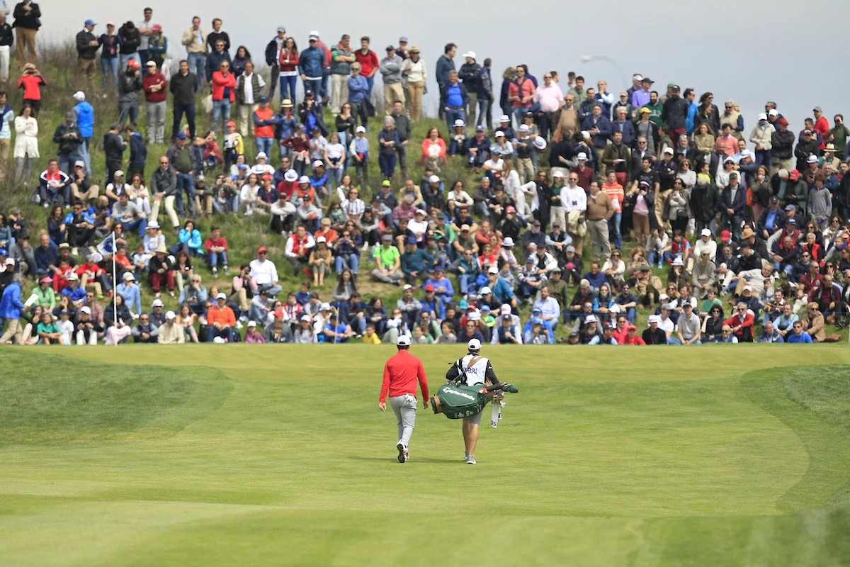 Jon Rahm durante la ronda final del Open de España. © Golffile | Thos Caffrey