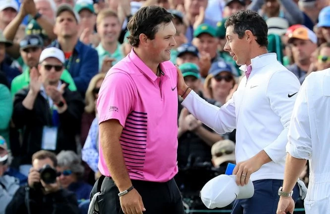 Rory McIlroy y Patrick Reed.