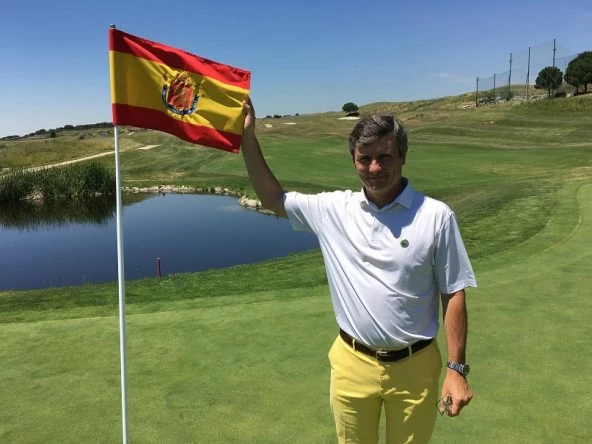 Ignacio Gervás, capitán del equipo español de golf en los Juegos Mediterráneos Tarragona 2018.