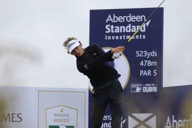 Pedro Oriol esta semana en el Open de Escocia. © Golffile | Fran Caffrey