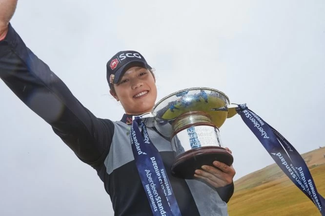 Ariya Jutanugarn, ganadora del Ladies Scottish Open 2018.