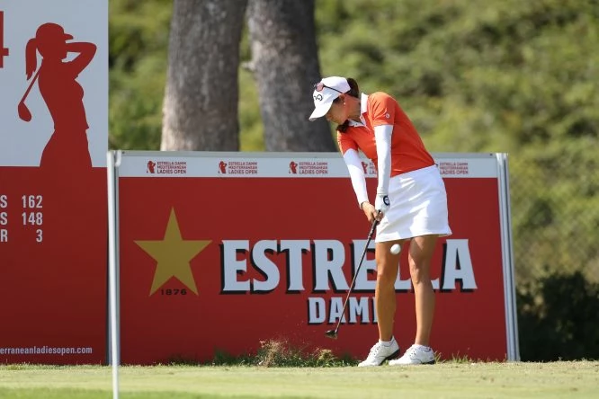 Azahara Muñoz en el Club de Golf Terramar. © Jorge Andreu