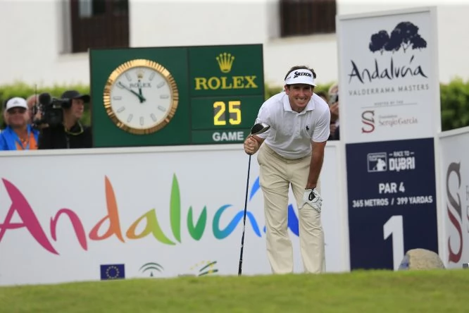Gonzalo Fernández Castaño en la jornada del domingo del Andalucía Valderrama Masters. © Golffile | Eoin Clarke