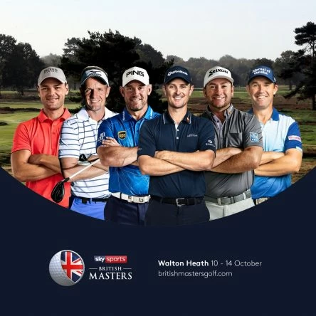 Cartel del torneo @ Sky Sports British Masters