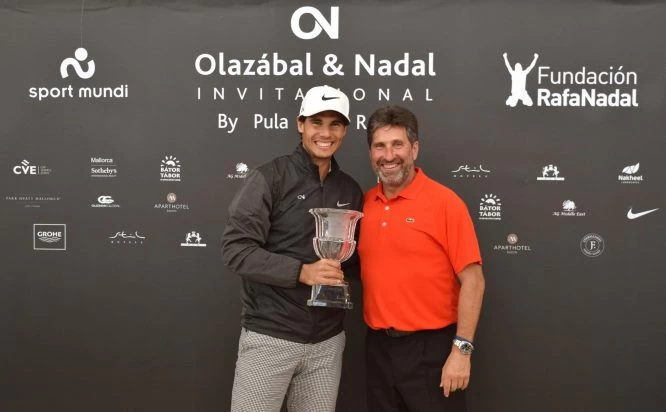 Rafa Nadal y José María Olazábal celebrarán este año la sexta edición del Invitational en Pula Golf. © Luis Corralo