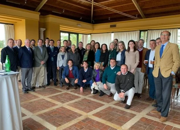 Reunión de la Real Federación Andaluza de Golf con los campos de Sevilla, Huelva y Cádiz Atlántica en el Real Club Sevilla Golf.