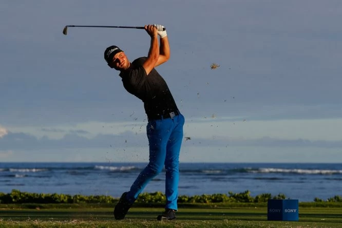 Adam Svensson, durante la primera ronda del Sony Open. © PGA Tour