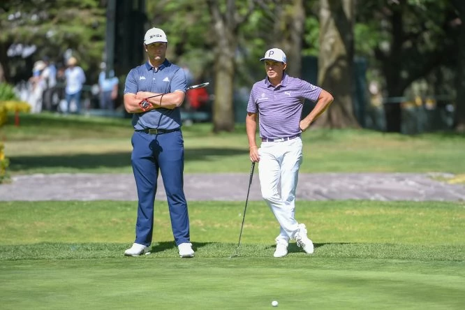 Jon Rahm y Rickie Fowler volverán a jugar juntos en la tercera ronda. © Golffile | Ken Murray
