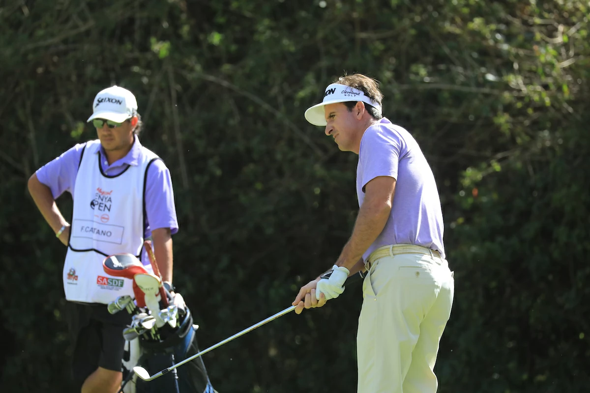 Magical Kenya Open Gonzalo Fernández Castaño esta semana en el Karen Country Club. © Golffile | Phil Inglis